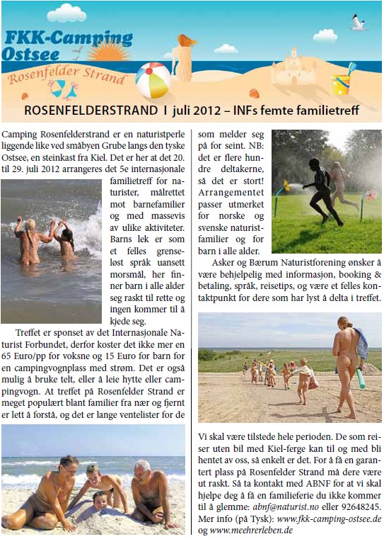 Rosenfelder Strand Inf Familietreff Asker Og B Rum Naturistforening